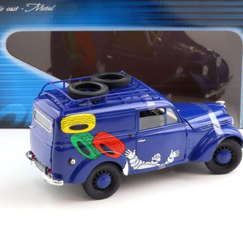 1:18 Solido Renault Juvaquatre 1952 Michelin dark blue