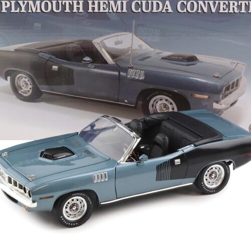 1:18 ACME 1971 Plymouth Hemi Cuda Convertible Winchester grey/ black