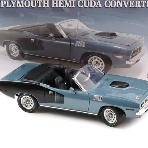 1:18 ACME 1971 Plymouth Hemi Cuda Convertible Winchester grey/ black