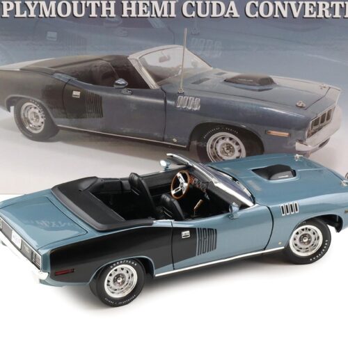 1:18 ACME 1971 Plymouth Hemi Cuda Convertible Winchester grey/ black