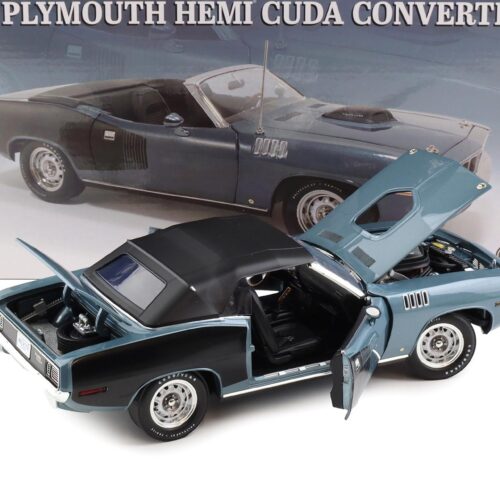 1:18 ACME 1971 Plymouth Hemi Cuda Convertible Winchester grey/ black