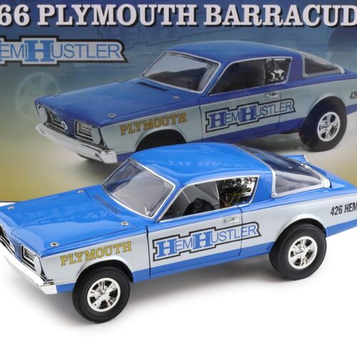 1:18 ACME 1966 Plymouth Barracuda 426 Hemi Hustler blue/ grey