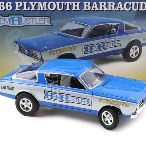 1:18 ACME 1966 Plymouth Barracuda 426 Hemi Hustler blue/ grey