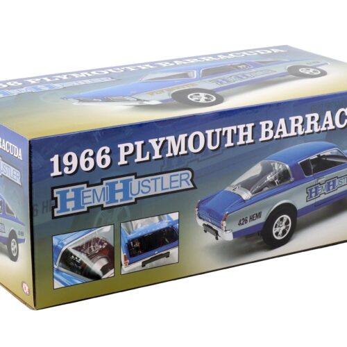 1:18 ACME 1966 Plymouth Barracuda 426 Hemi Hustler blue/ grey
