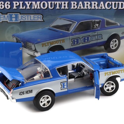 1:18 ACME 1966 Plymouth Barracuda 426 Hemi Hustler blue/ grey