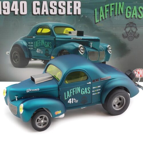 1:18 ACME 1940 Willys Gasser Laffin Gas blue metallic