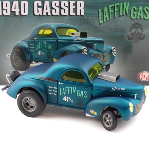 1:18 ACME 1940 Willys Gasser Laffin Gas blue metallic