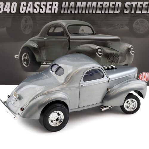 1:18 ACME 1940 Willys Gasser Hammered Steel clear finish