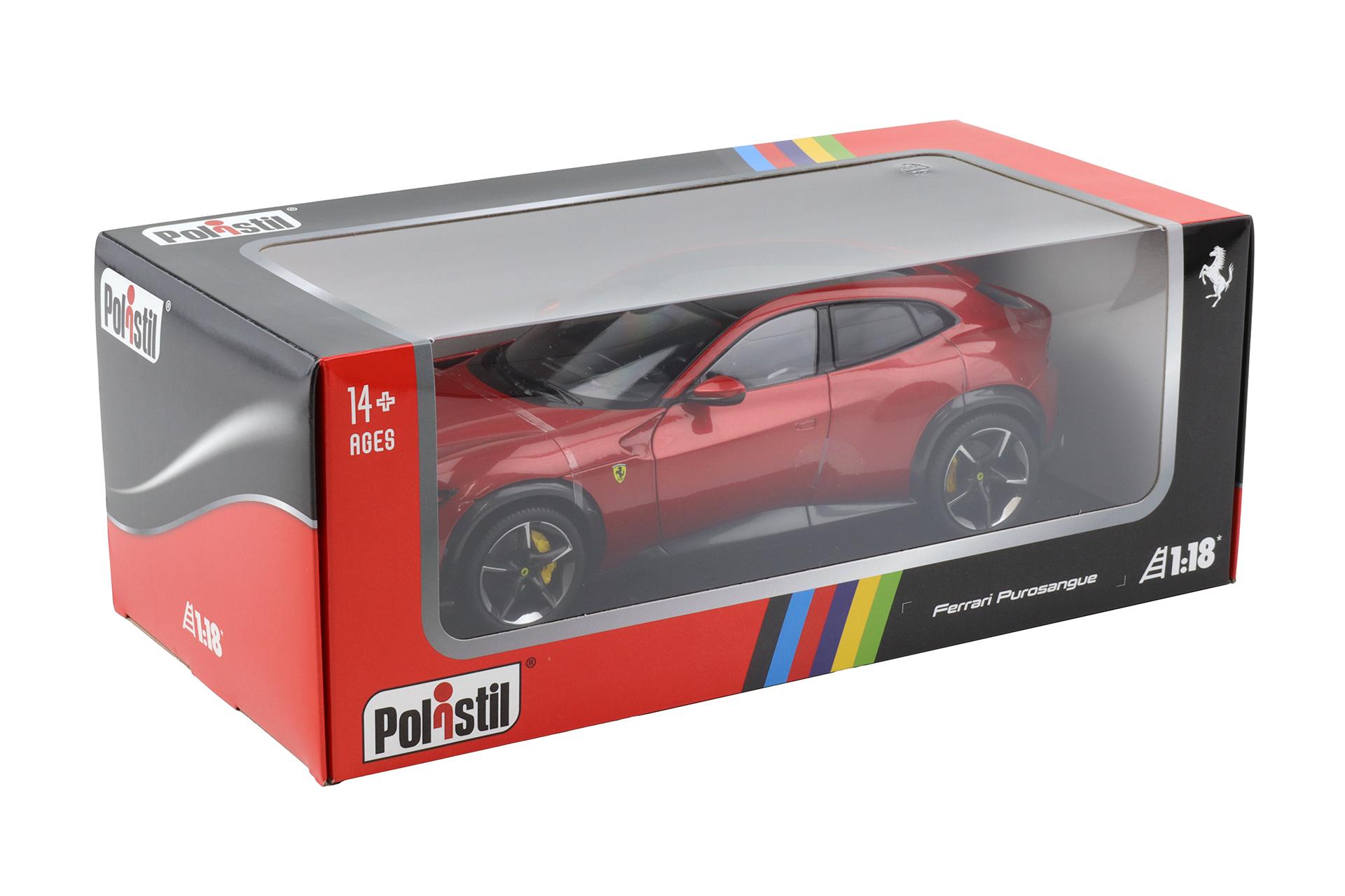 1:18 Polistil Ferrari Purosangue 2022 Rosso Magma red metallic