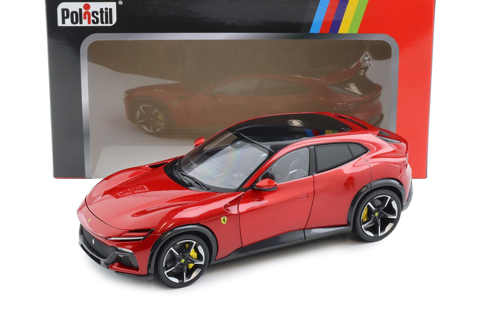 1:18 Polistil Ferrari Purosangue 2022 Rosso Magma red metallic