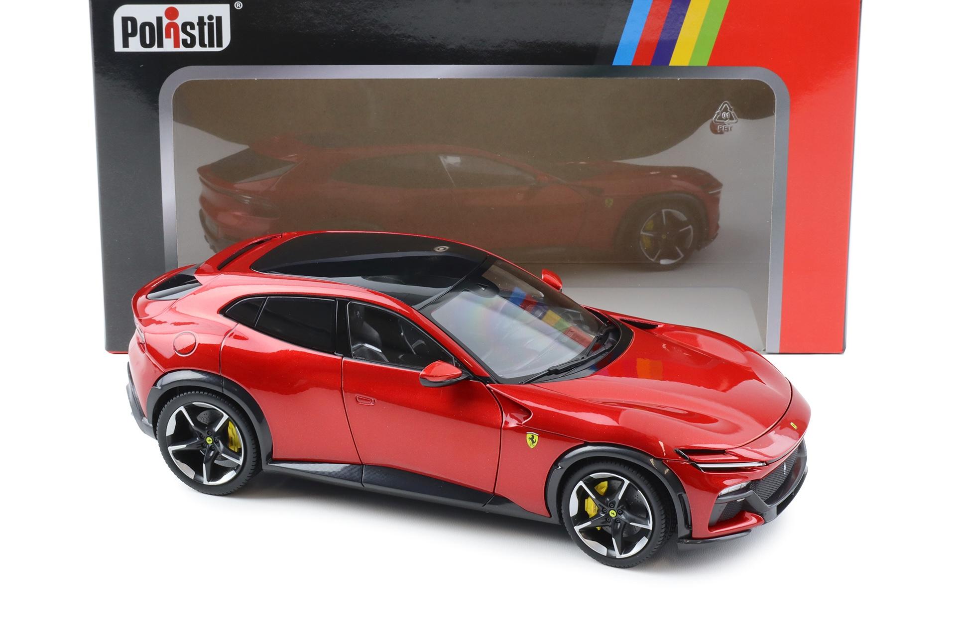 1:18 Polistil Ferrari Purosangue 2022 Rosso Magma red metallic