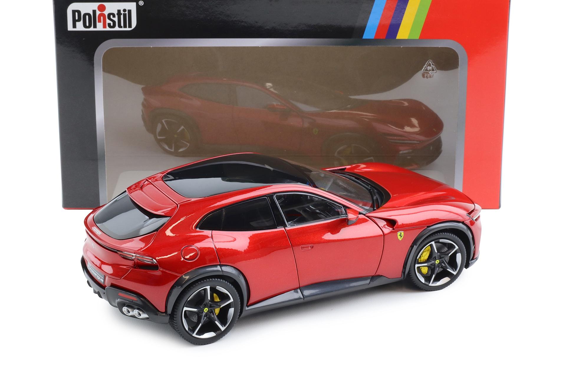 1:18 Polistil Ferrari Purosangue 2022 Rosso Magma red metallic