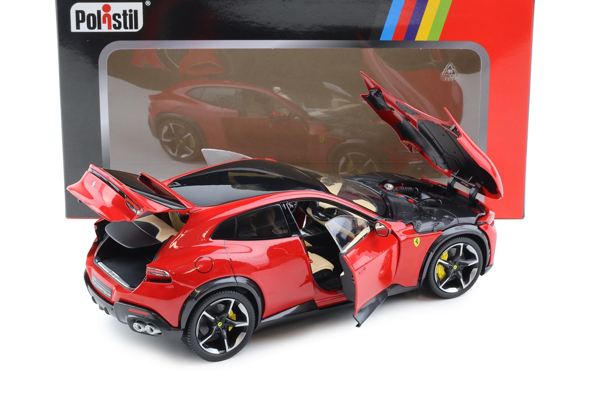 1:18 Polistil Ferrari Purosangue 2022 Rosso Corsa red