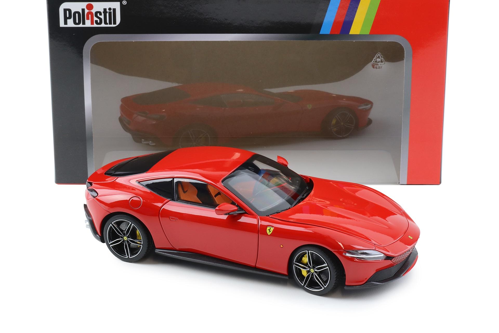 1:18 Polistil Ferrari Roma Coupe 2019 Rosso Corsa red
