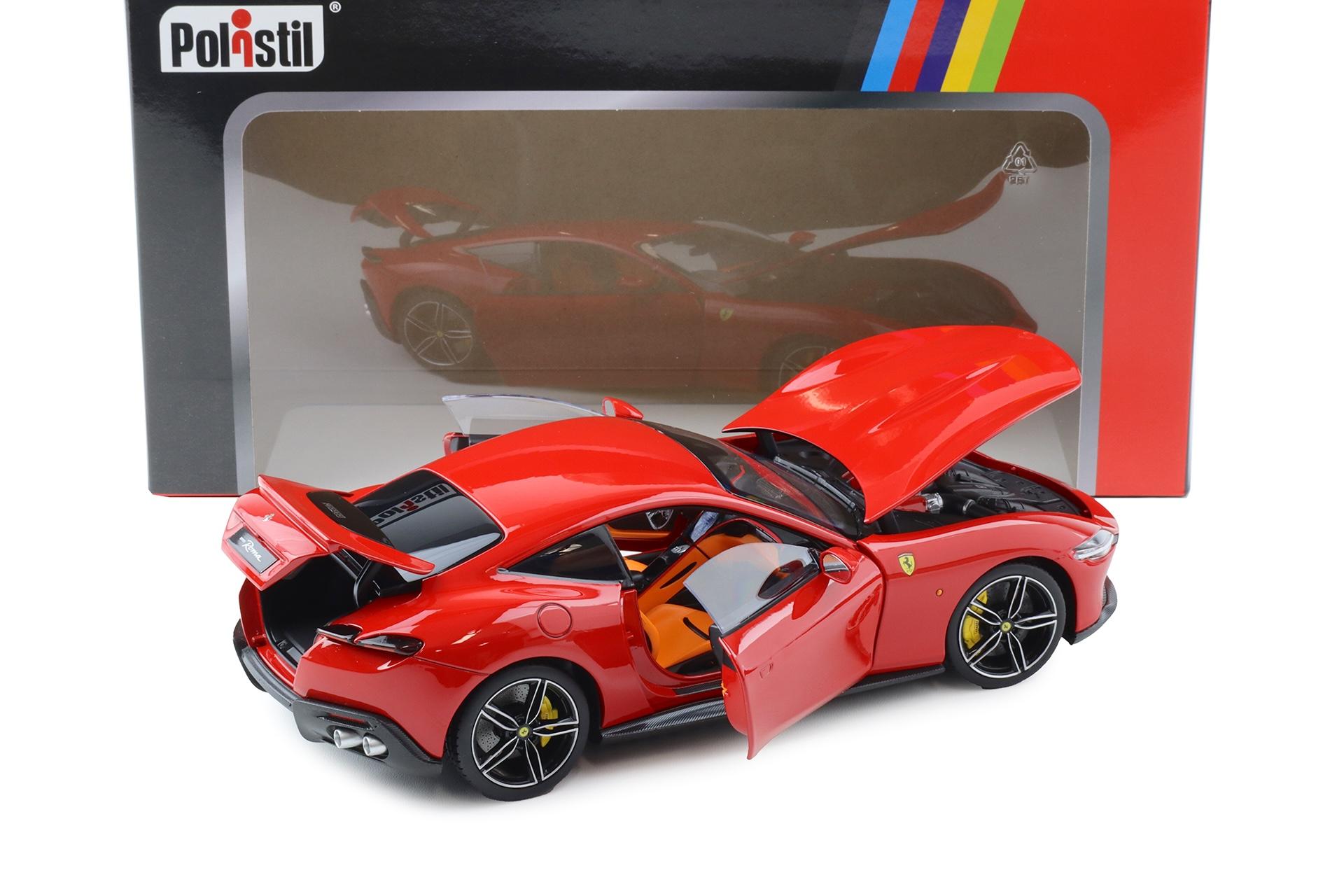 1:18 Polistil Ferrari Roma Coupe 2019 Rosso Corsa red