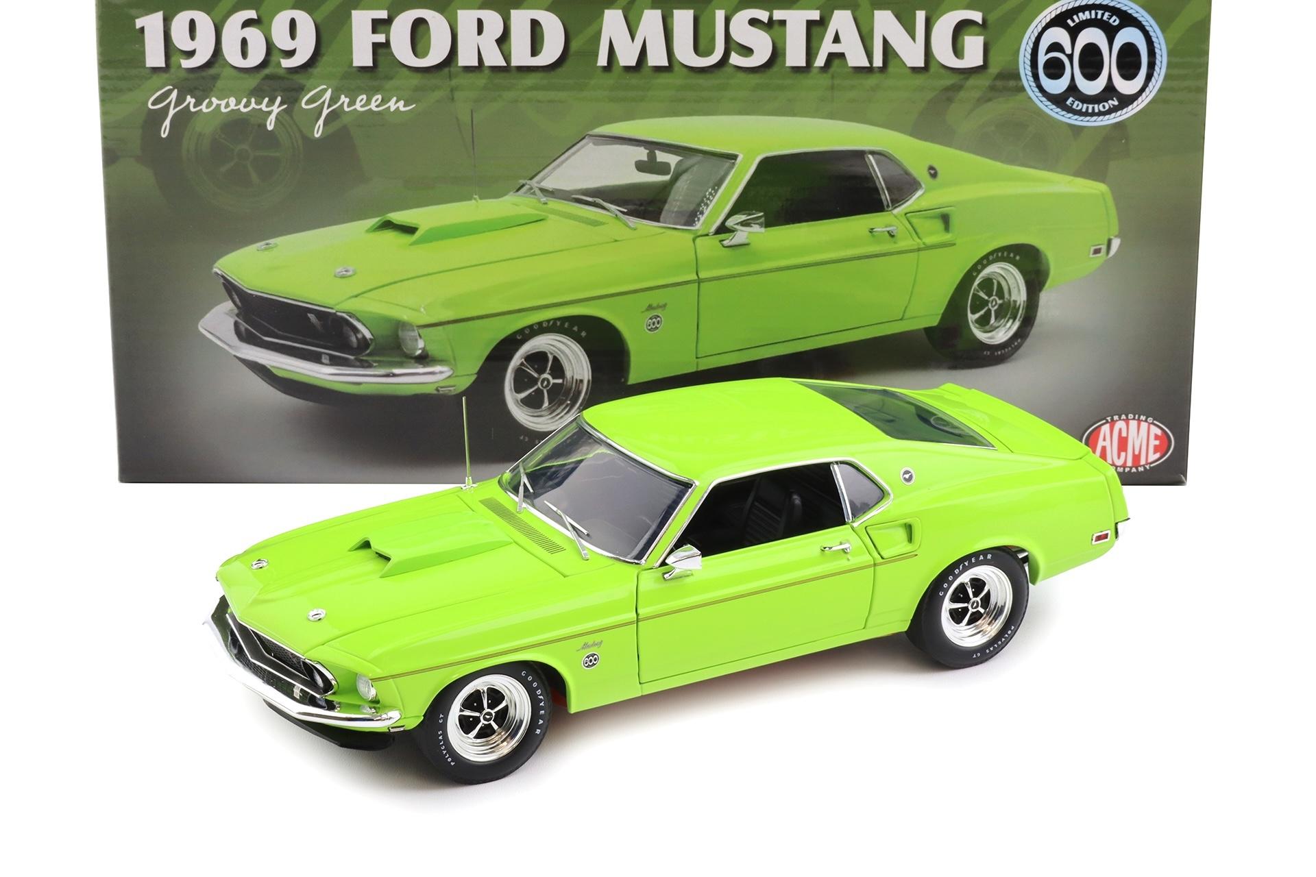 1:18 ACME 1969 Ford Mustang 600 Coupe Groovy green Limited