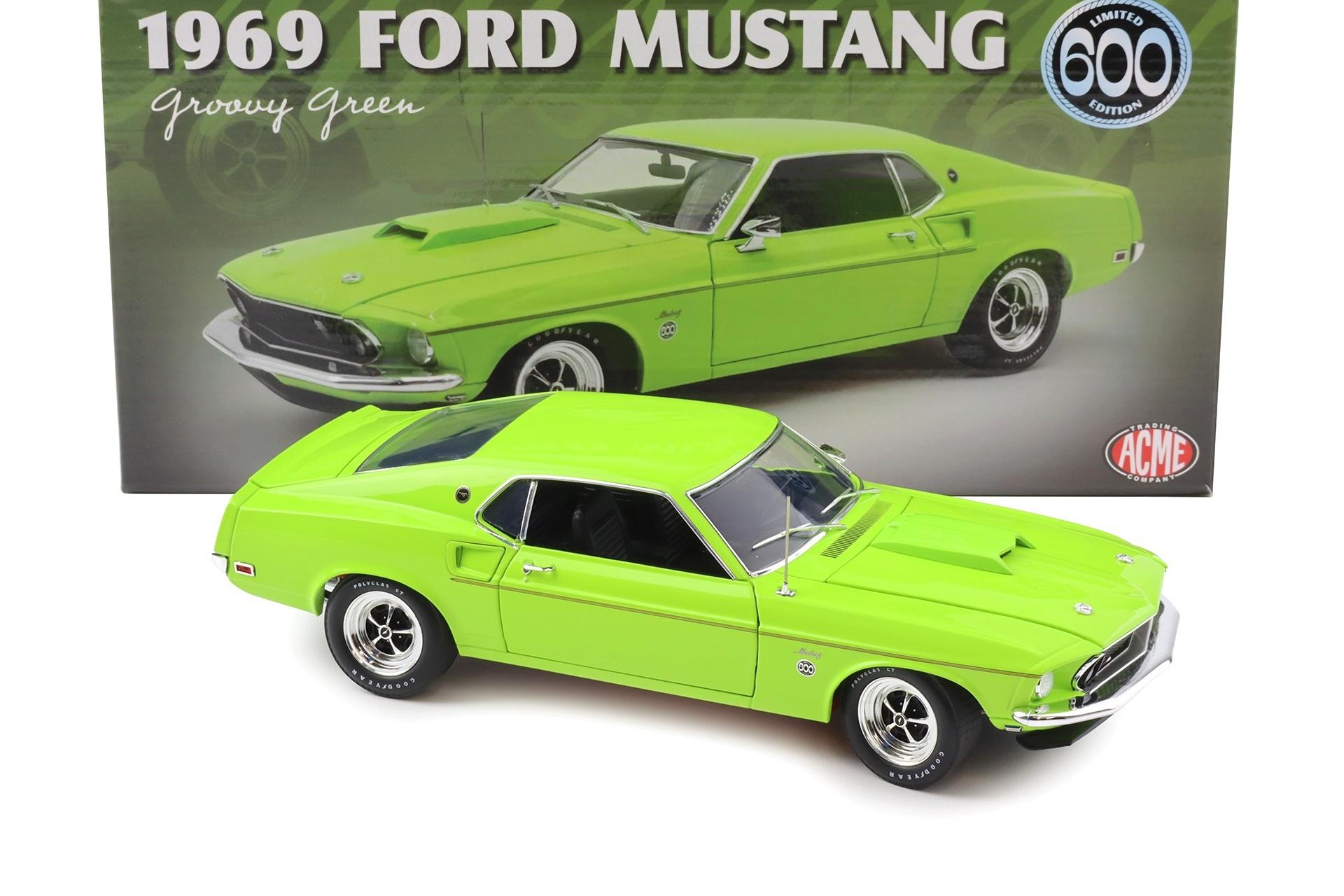 1:18 ACME 1969 Ford Mustang 600 Coupe Groovy green Limited