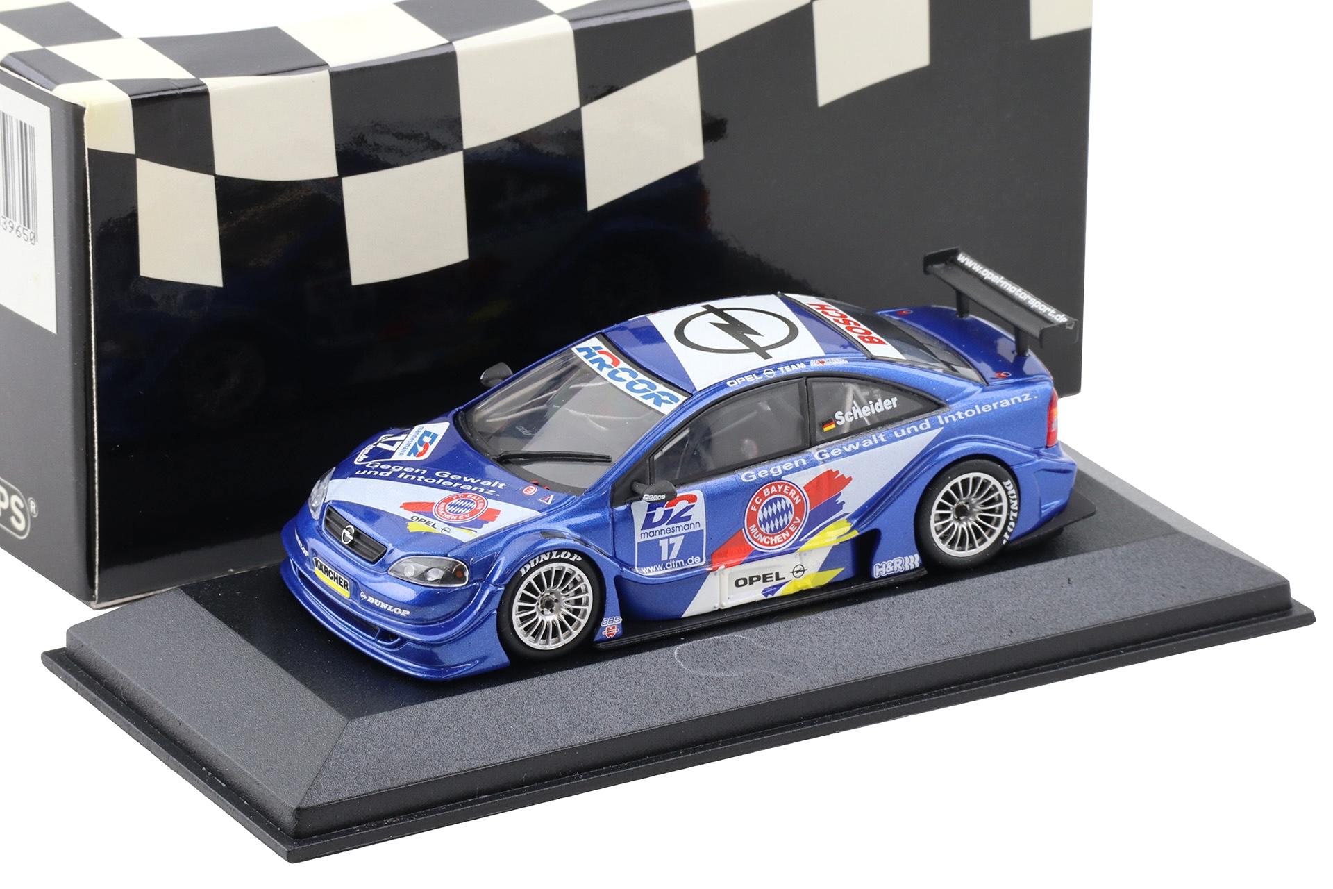 1:43 Minichamps Opel V8 Coupe DTM 2000 Team Holzer #17 T.Scheider