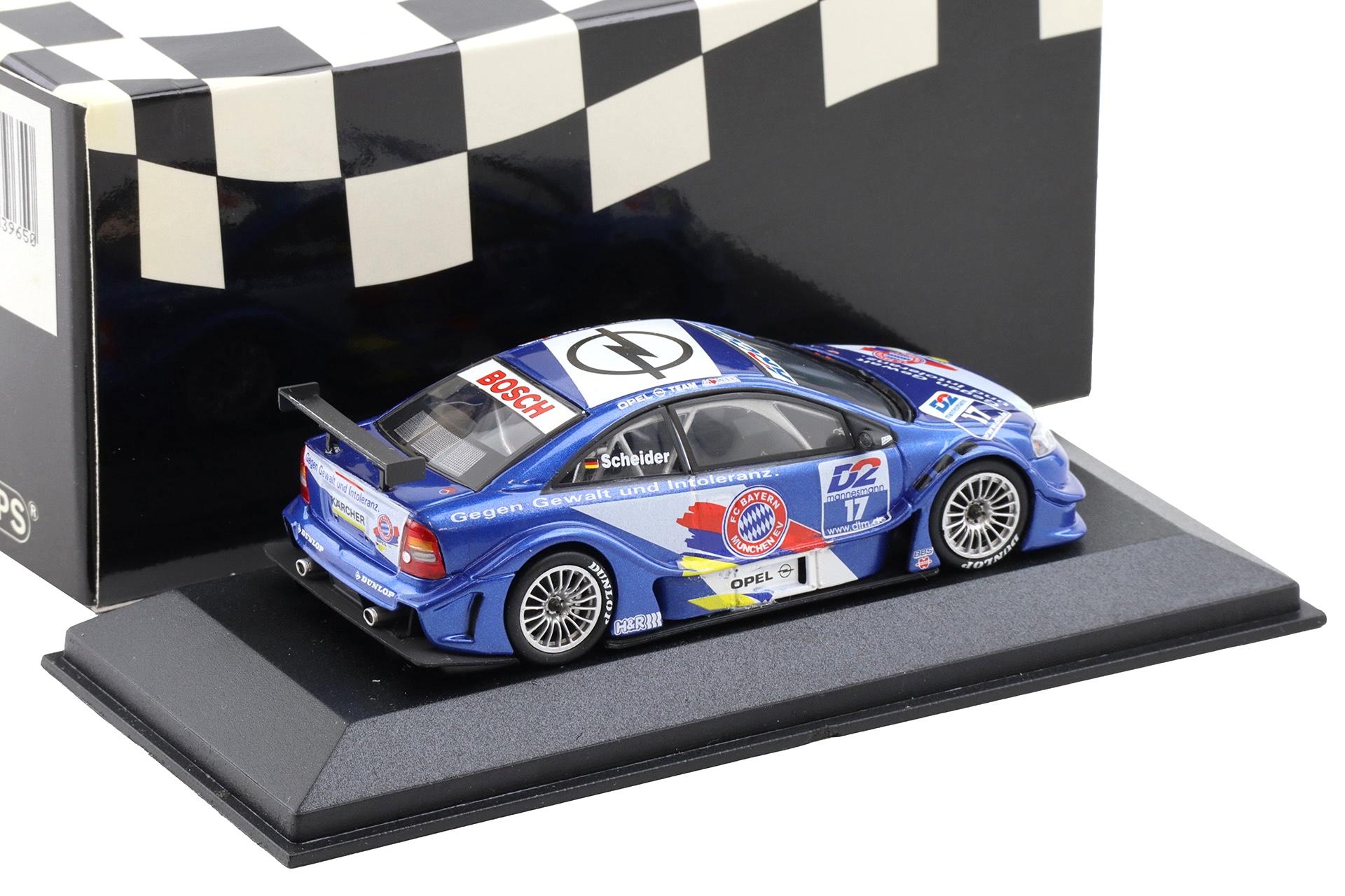 1:43 Minichamps Opel V8 Coupe DTM 2000 Team Holzer #17 T.Scheider