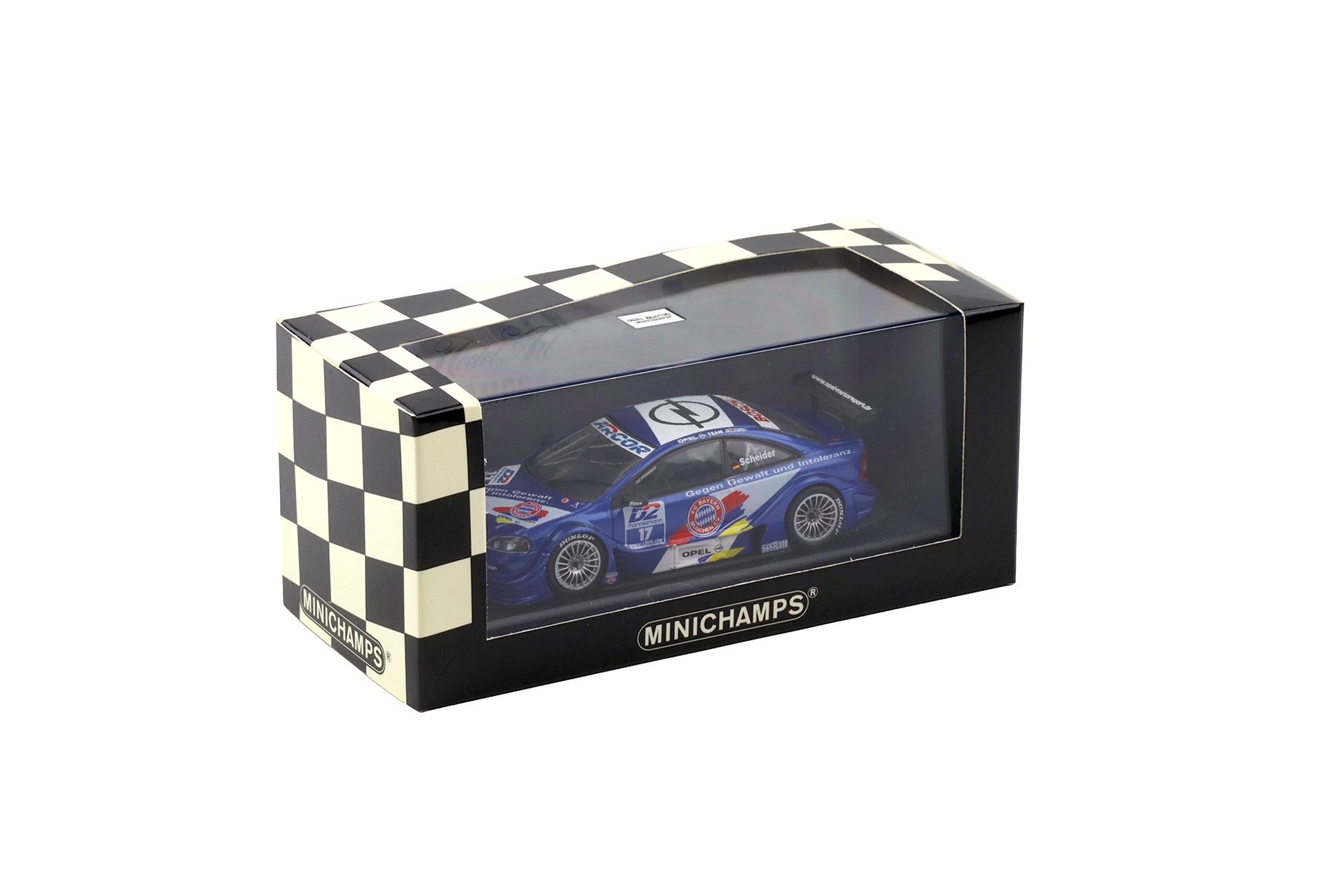 1:43 Minichamps Opel V8 Coupe DTM 2000 Team Holzer #17 T.Scheider
