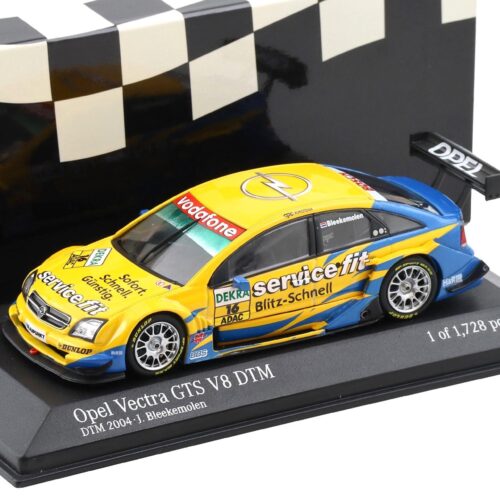 1:43 Minichamps Opel Vectra GTS V8 DTM 2004 OPC Euroteam #16 Bleekemolen