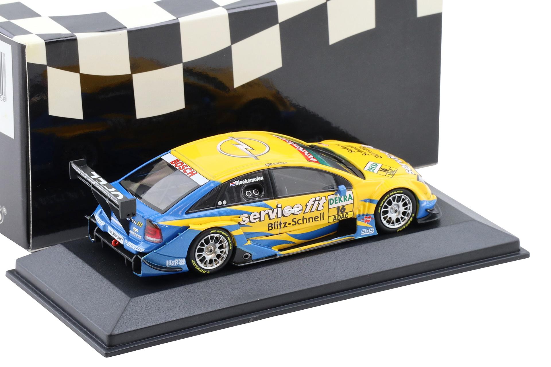 1:43 Minichamps Opel Vectra GTS V8 DTM 2004 OPC Euroteam #16 Bleekemolen
