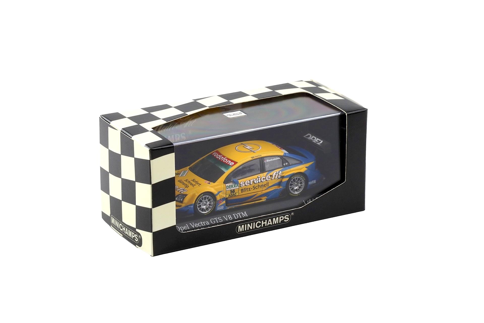1:43 Minichamps Opel Vectra GTS V8 DTM 2004 OPC Euroteam #16 Bleekemolen