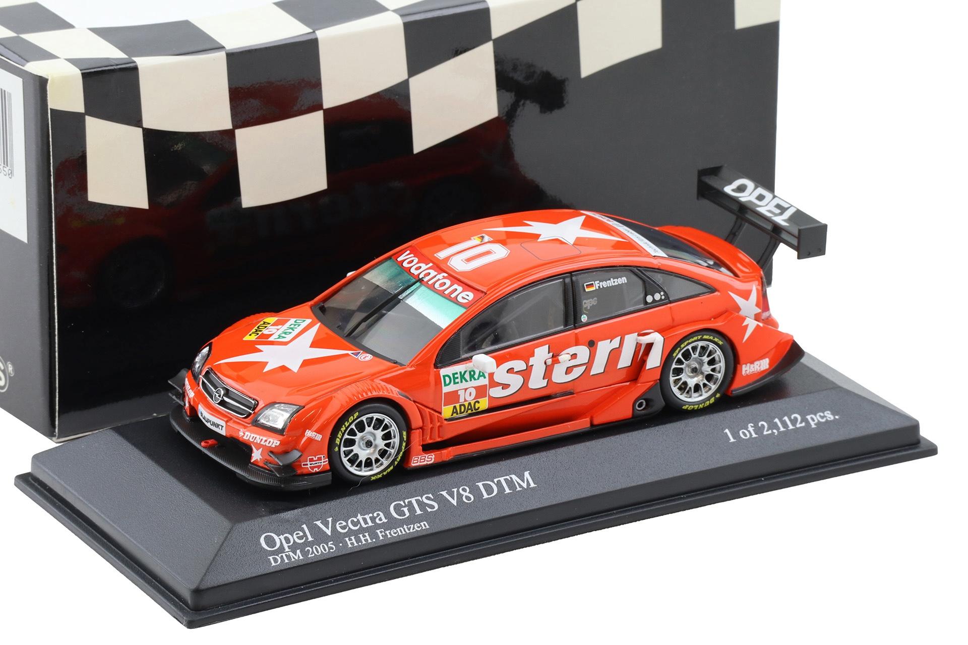 1:43 Minichamps Opel Vectra GTS V8 DTM 2005 OPC Team Holzer #10 Frentzen
