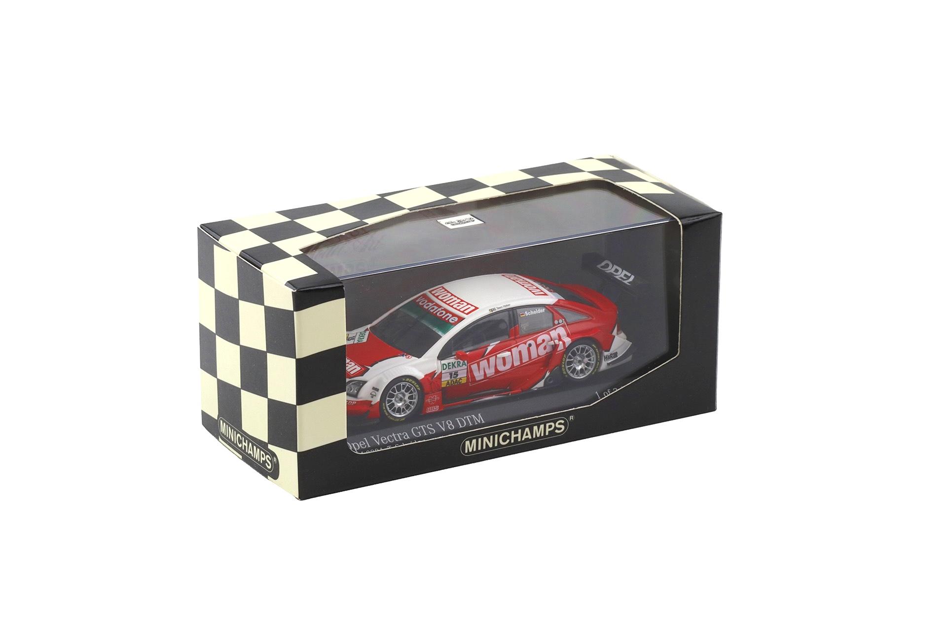 1:43 Minichamps Opel Vectra GTS V8 DTM 2004 OPC Team Holzer #15 Scheider