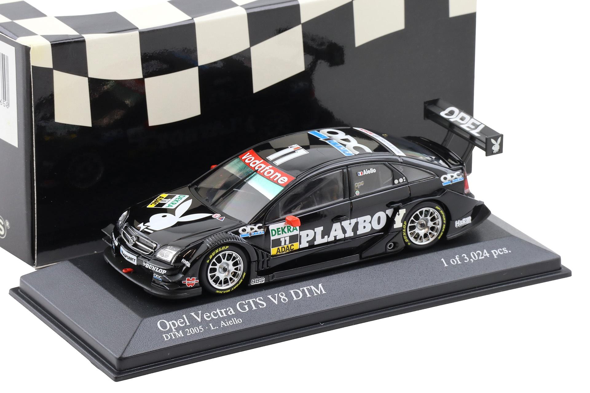 1:43 Minichamps Opel Vectra GTS V8 DTM 2005 Team OPC #11 L.Aiello
