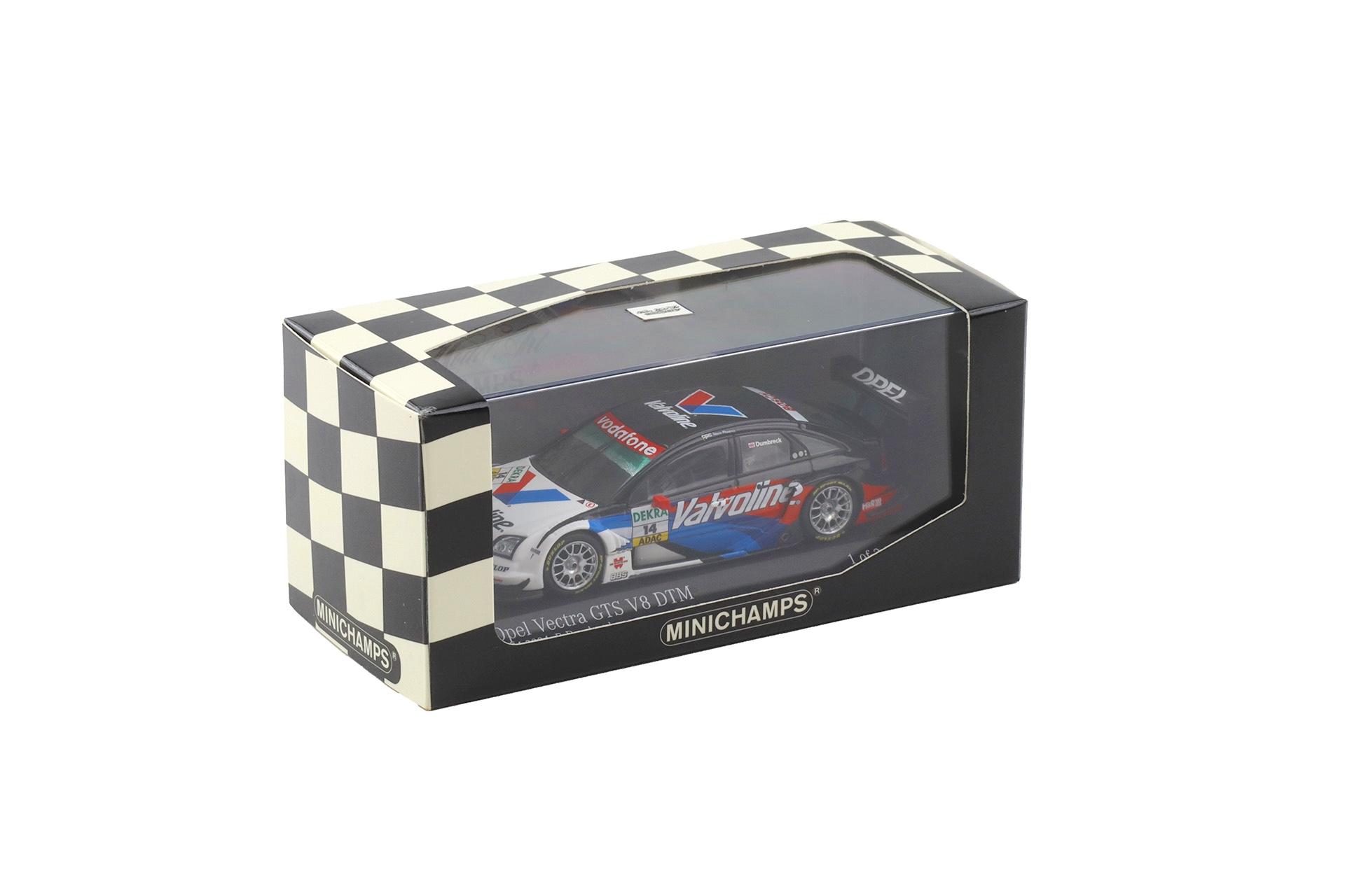 1:43 Minichamps Opel Vectra GTS V8 DTM 2004 OPC Team Phoenix #14 Dumbreck