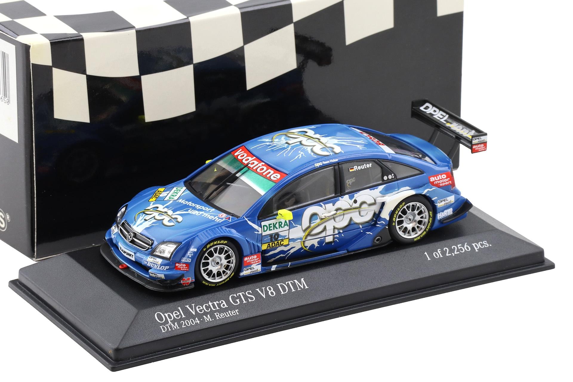 1:43 Minichamps Opel Vectra GTS V8 DTM 2004 OPC Team Holzer #10 M.Reuter