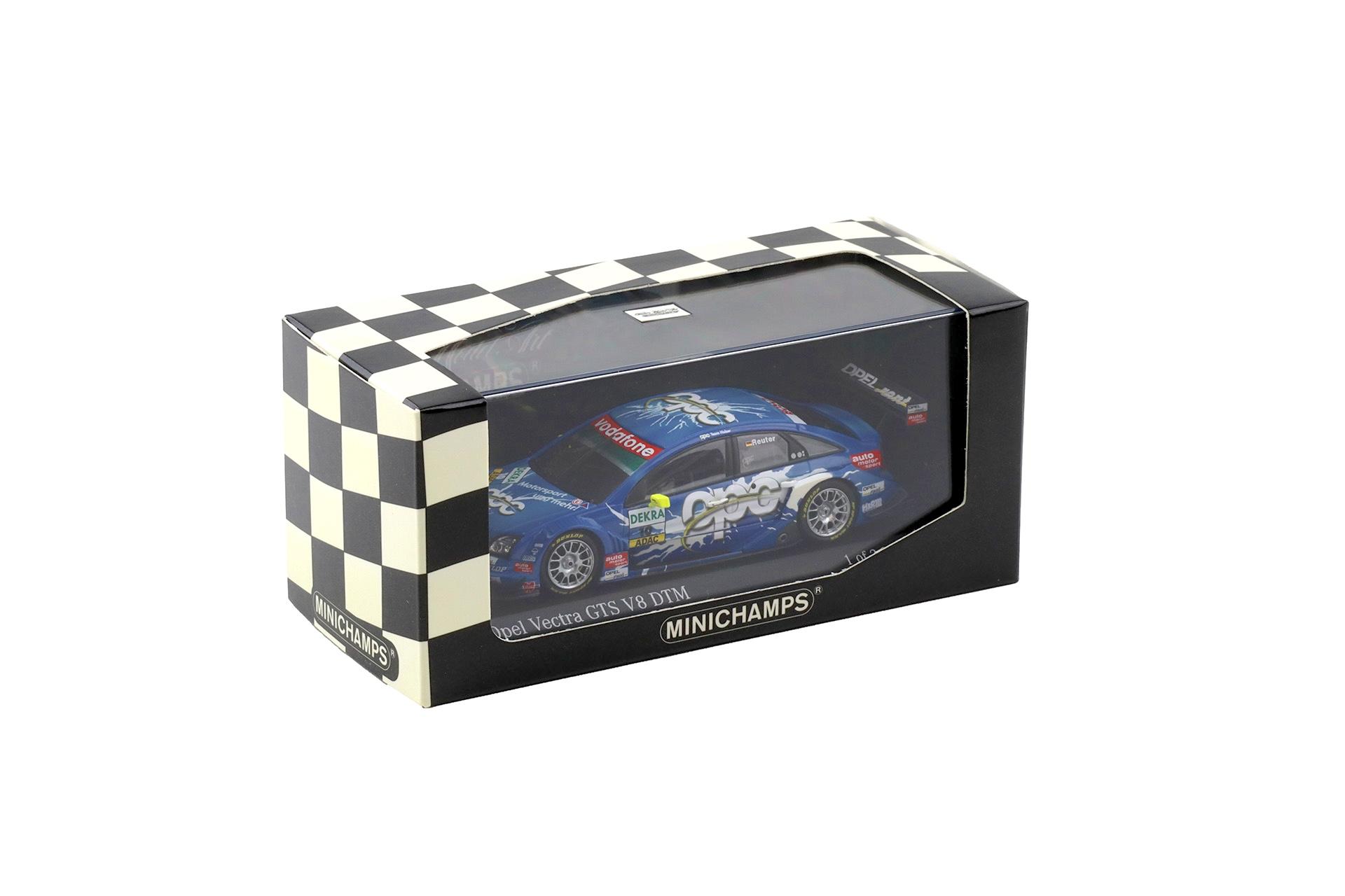 1:43 Minichamps Opel Vectra GTS V8 DTM 2004 OPC Team Holzer #10 M.Reuter
