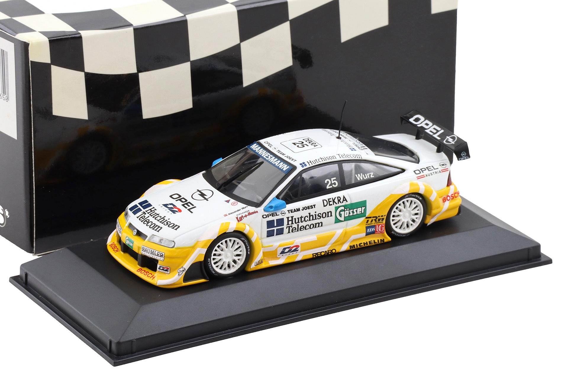 1:43 Minichamps Opel Calibra V6 4x4 DTM 1996 Team Joest #25 A.Wurz