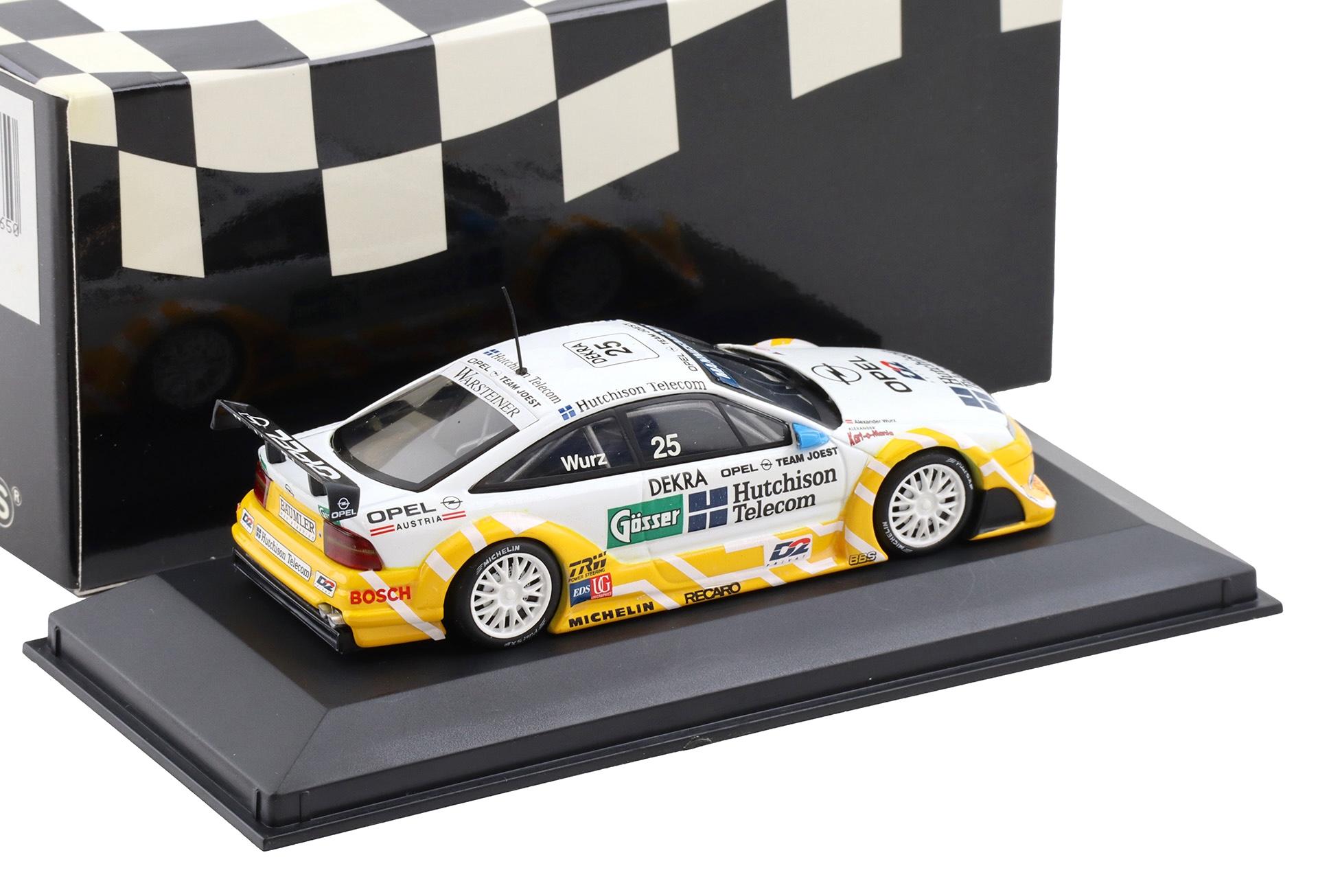 1:43 Minichamps Opel Calibra V6 4x4 DTM 1996 Team Joest #25 A.Wurz