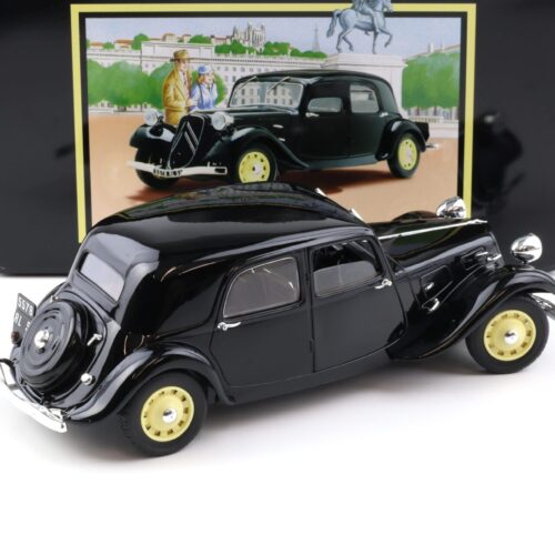 1:18 Solido Citroen Traction 11 B black 1938 with metal box