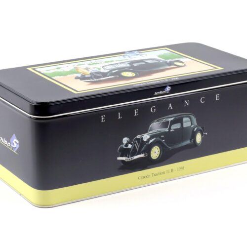 1:18 Solido Citroen Traction 11 B black 1938 with metal box