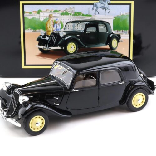 1:18 Solido Citroen Traction 11 B black 1938 with metal box