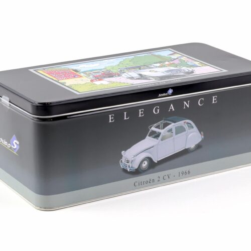 1:18 Solido Citroen 2 CV Ente 1966 grey with metal box