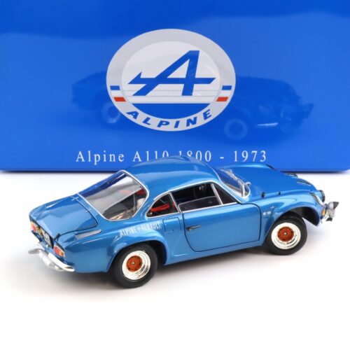 1:18 Solido Alpine A110 1800 Coupe 1973 blue metallic with metal box