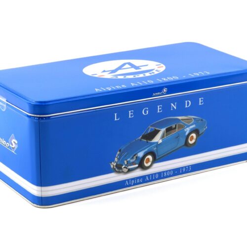 1:18 Solido Alpine A110 1800 Coupe 1973 blue metallic with metal box