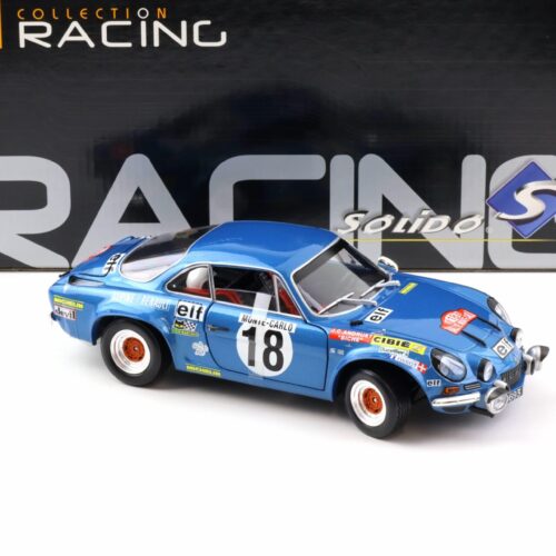 1:18 Solido Alpine A110 1800 Rallye Monte Carlo #18 blue metallic 1973