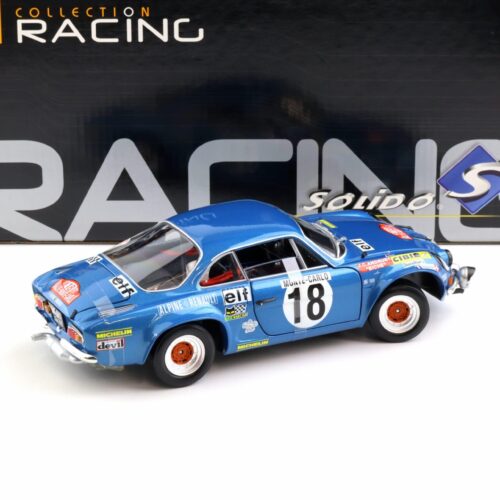 1:18 Solido Alpine A110 1800 Rallye Monte Carlo #18 blue metallic 1973