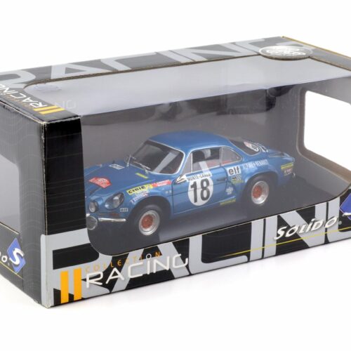 1:18 Solido Alpine A110 1800 Rallye Monte Carlo #18 blue metallic 1973