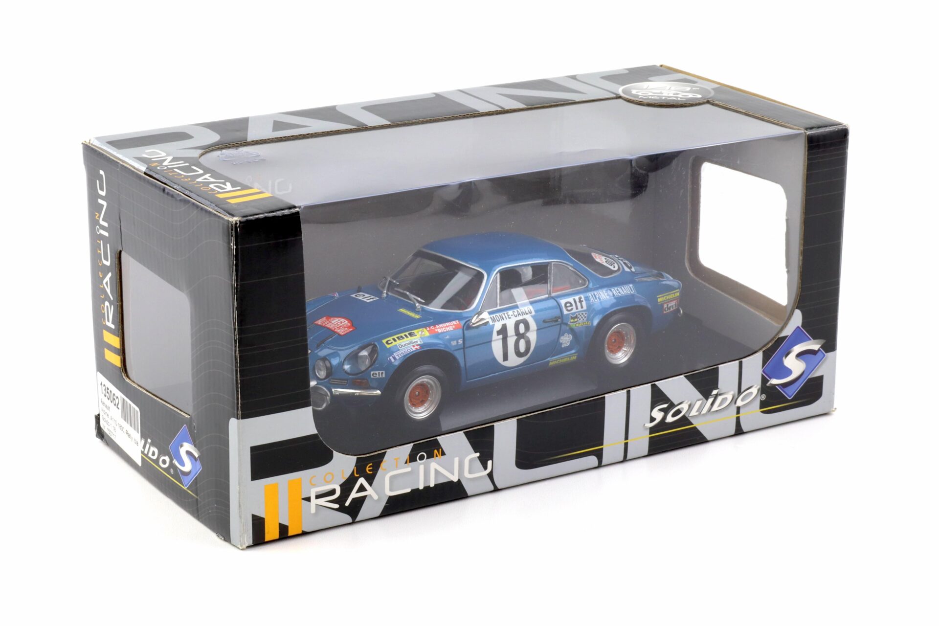 1:18 Solido Alpine A110 1800 Rallye Monte Carlo #18 blue metallic 1973