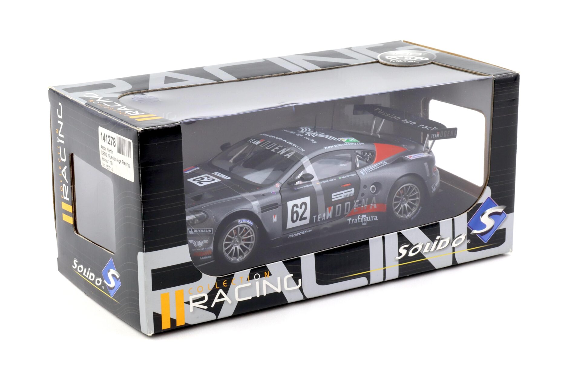 1:18 Solido Aston Martin DBR9 Le Mans 2006 Russian Age Racing #62 Team Modena
