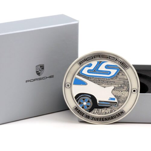 Original Porsche 911 RS 2.7 Grill Badge 1973 blue Emblem WAP DEALER VERSION