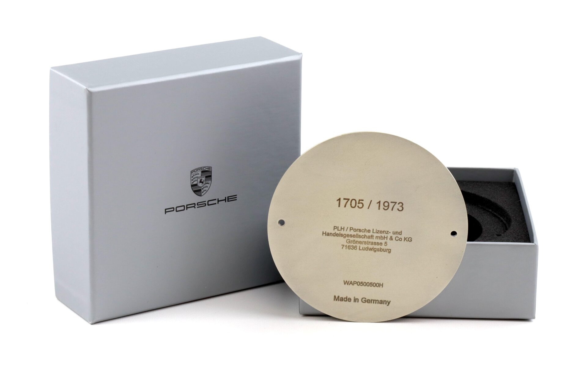 Original Porsche 911 RS 2.7 Grill Badge 1973 blue Emblem WAP DEALER VERSION