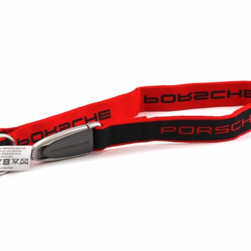 Original Porsche Schlüsselanhänger Lanyard Motorsport 1 red/ black WAP DEALER