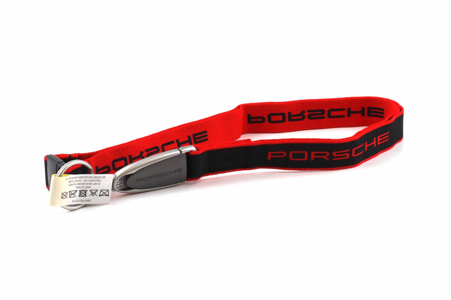 Original Porsche Schlüsselanhänger Lanyard Motorsport 1 red/ black WAP DEALER